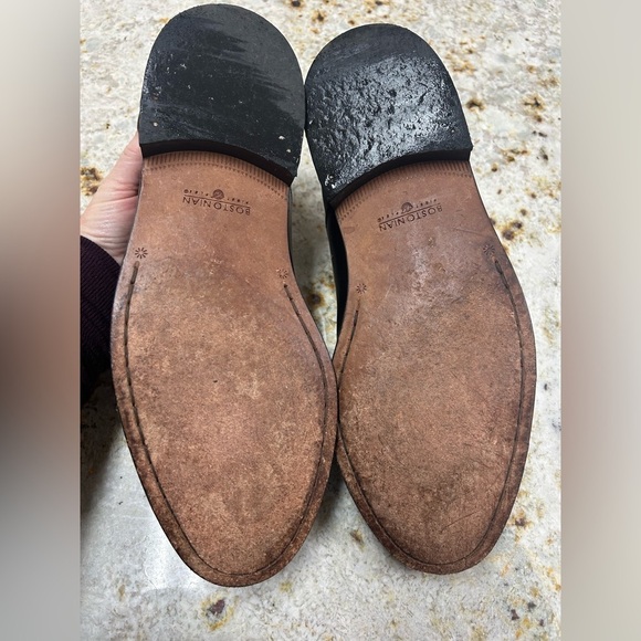 BOSTONIAN Classics Black Leather Dress Shoes Men’s 13W - Picture 5 of 7